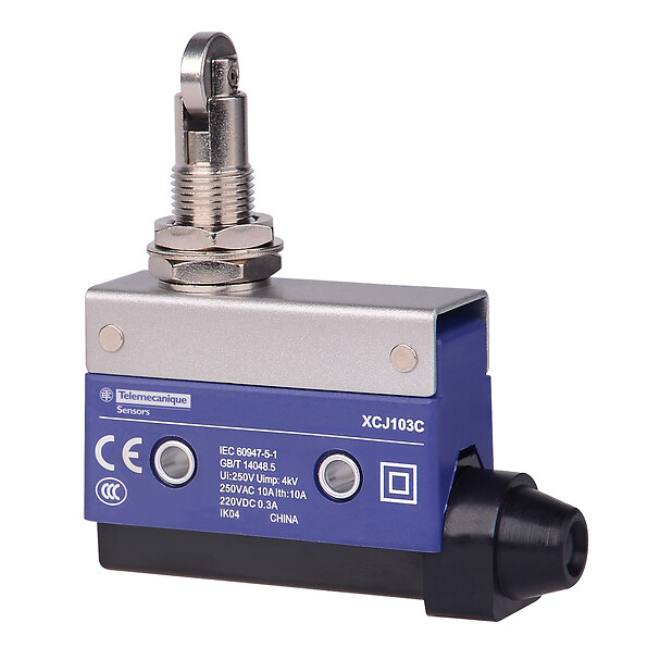 XCJ102C - Steel roller plunger, horizontal actuation